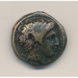Macédoine - Unité frappé à Amphipolis - Philippe II - bronze - TB+