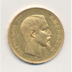 50 Francs Or - 1856 A Paris - Napoléon III - Tête nue - TTB