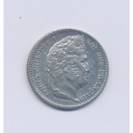 25 centimes Louis Philippe I - 1847 A Paris - SUP+