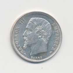 Napoléon III - Tête nue - 50 centimes - 1854 A Paris