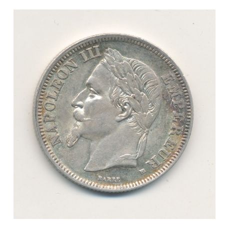 Napoléon III - Tête laurée - 2 Francs - 1866 BB Strasbourg