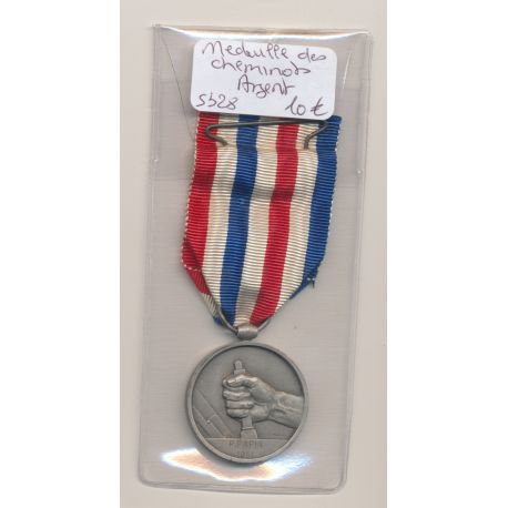 Médaille des Cheminots - argent - ordonnance