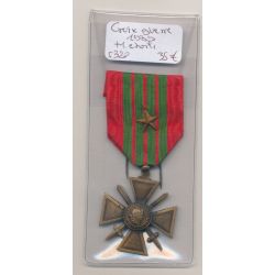Médaille - Croix de guerre 1939 - 1 étoile - ordonnance