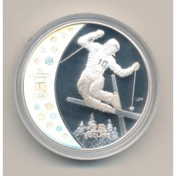 Canada - 25 Dollars 2008 - JO Vancouver 2010 - ski freestyle - argent 27,78g hologramme - Neuf