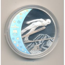 Canada - 25 Dollars 2009 - JO Vancouver 2010 - saut à ski - argent 27,78g hologramme - Neuf