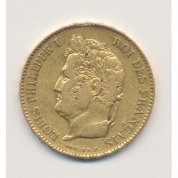 Louis Philippe I - 40 Francs Or - 1832 B Rouen - TB+