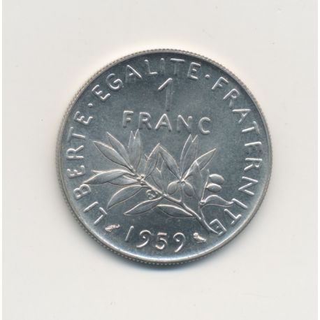 1 Franc Semeuse - 1959 essai - SPL+