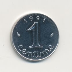 1 centime épi - 1991 - frappe médaille - SPL+