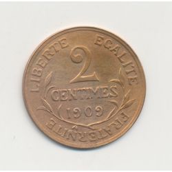 2 centimes Dupuis - 1909 - TTB