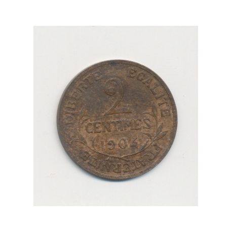 2 centimes Dupuis - 1904