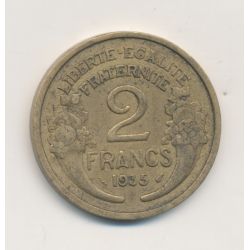2 Francs Morlon - 1935 - TB