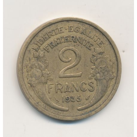 2 Francs Morlon - 1935 - TB