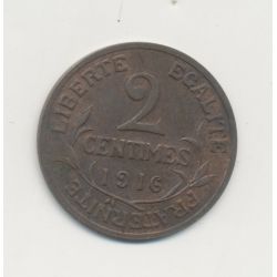 2 centimes Dupuis - 1916 - TTB+