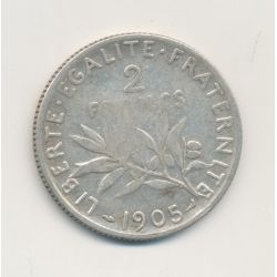 2 Francs Semeuse - 1905 - argent - TB