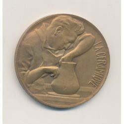 Médaille - Exposition Internationale Paris 1937 - Arts et techniques - La céramique - laiton - 32mm