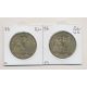 Dept76 - Lot 2 Jetons Cathédrale notre dame 2010 - Le havre - gravure 30 ans - 2 types