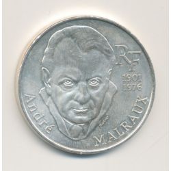 100 Francs André Malraux - 1997 - argent - SUP+