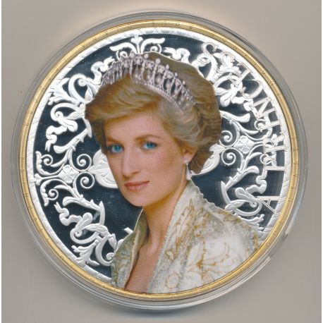 Médaille - Princesse Lady Diana - couleur - 100mm