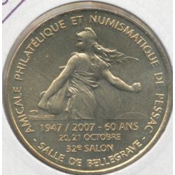 Dept33 - Salon numismatique Pessac N°2 - 2007