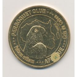 Dept67 - Perroquet club N°2 - Afrique - 2008 - revers les zoos dans le monde - zizoo