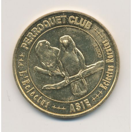 Dept67 - Perroquet club N°5 - Asie - 2010 - revers les zoos dans le monde - zizoo