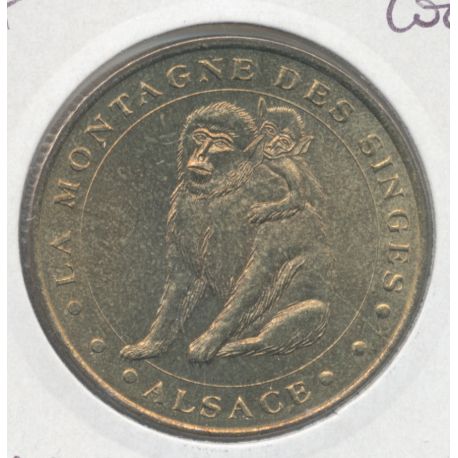 Dept67 - la montagne des singes N°2 - 2002 - face cerclée - Kintzheim