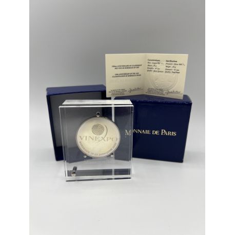 Médaille - VINEXPO 2005 - Monnaie de Paris - argent 30g - avec écrin