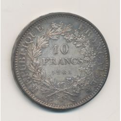 10 Francs hercule - 1965 - SPL