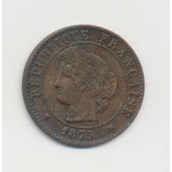 1 Centime Cérès - 1875 A Paris - TTB