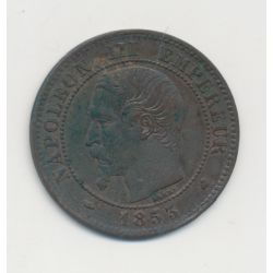 2 centimes Napoléon III - 1853 K Bordeaux - Tête nue - TB+