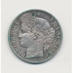 50 centimes Cérès - 1895 A Paris - TTB