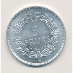 5 Francs Lavrillier - 1949 B - SUP