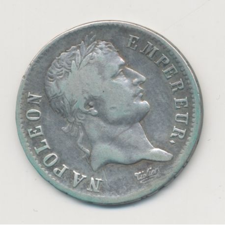 Napoléon empereur - 1 Franc - 1808 BB Strasbourg - TB/TB+