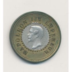 Médaille - Volonté nationale - 16 8bre 1852 - Napoléon III - bi-métallique - 21mm - TTB+