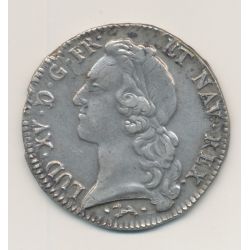 Louis XV - Écu au bandeau - 1756 L Bayonne - TB+