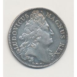 Jeton - Louis XIV - Trésor royal - 1708 - argent - TB+
