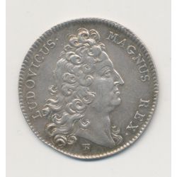 Jeton - Louis XIV - Trésor royal - 1715 - argent - SUP