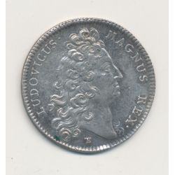 Jeton - Louis XIV - Trésor royal - 1714 - argent - TTB+