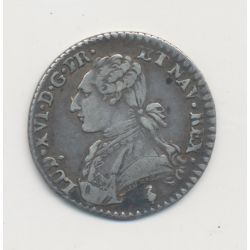 Louis XVI - 1/10 écu - 1789 A Paris - TTB+