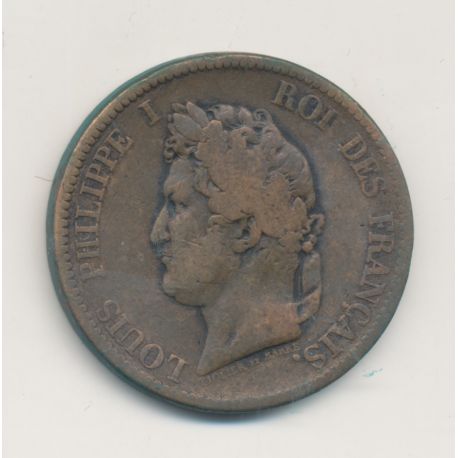 Guadeloupe - 5 Centimes 1839 - Louis Philippe I - TB