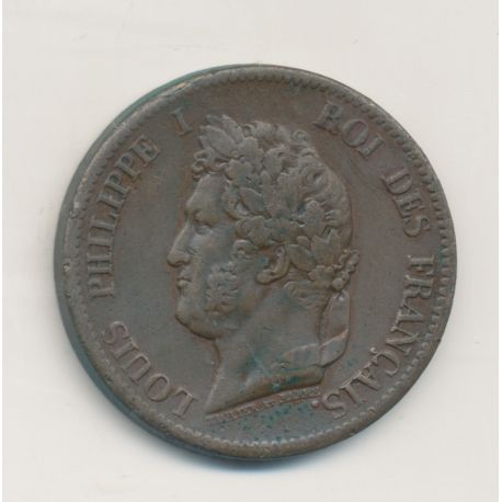 Colonies générales - 5 centimes 1841 A - Louis Philippe I - Guadeloupe - TTB