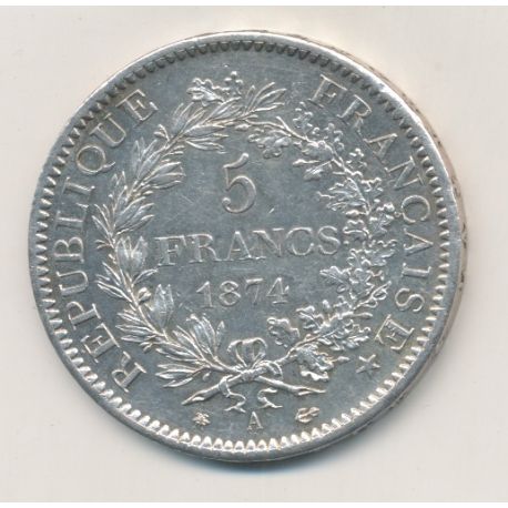 5 Francs Hercule - 1874 A Paris