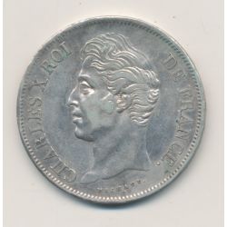 5 Francs Charles X - 1830 MA Marseille - TB+/TTB