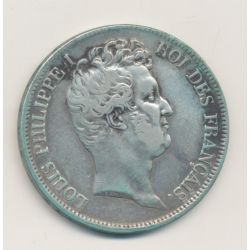 5 Francs Louis Philippe I - 1831 B Rouen - Tête nue - Tranche en creux - TTB+