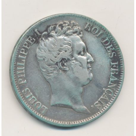 5 Francs Louis Philippe I - 1831 B Rouen - Tête nue - Tranche en creux - TTB+