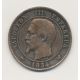 10 Centimes - 1854 W Lille - Napoléon III Tête nue - TB
