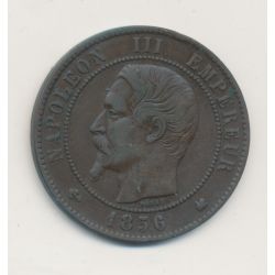10 Centimes - 1856 K Bordeaux - Napoléon III Tête nue - TB