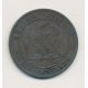 10 Centimes - 1862 K Bordeaux - Napoléon III Tête laurée - TB/TB+