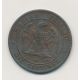 10 Centimes - 1862 BB Strasbourg - Napoléon III Tête laurée  - TB+
