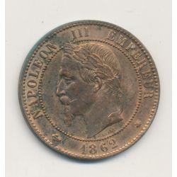 10 Centimes - 1862 A paris - Napoléon III Tête laurée - TTB